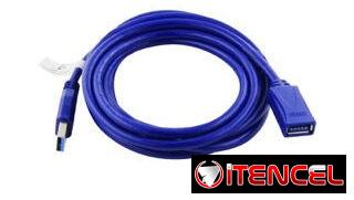 Cable Extension Usb 3.0 de 3 Metros Macho Hembra. Nuevos