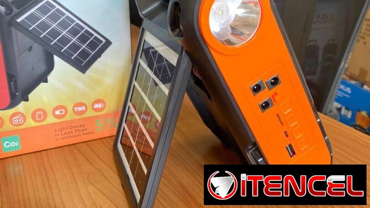 RADIO CON PANEL SOLAR, LINTERNA, BLUETOOTH Y LAMPARA LED, ENTREGA DE FACTURA, VARIEDAD DE ARTÍCULOS DE TECNOLOGÍA, ETC