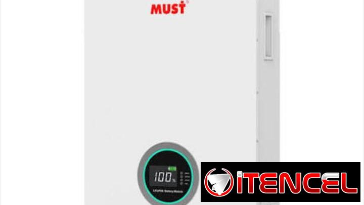 BATERÍA INTELIGENTE MUST – 5 kW DE RESPALDO 💵 Precio: 1350 USD 🚚 Entrega incluida a domicilio en La Habana🔹 Capacidad