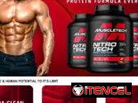Nitrotech Muscletech 4lb (40-44serv) 30gr protena + 3gr Creatina Monohidratada 56902981