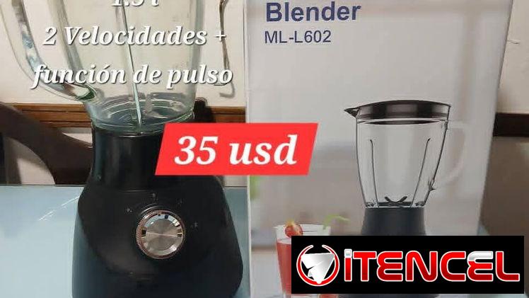 LICUADORA VASO DE VIDRIO MILEXUS (ML-L602), ENTREGA DE FACTURA. VARIEDAD DE ELECTRODOMÉSTICOS, CELULARES, ETC