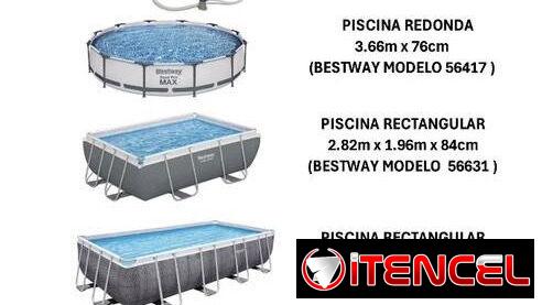 Piscinas nuevas de paquete en su caja viene con todos sus accesorios la estrena usted