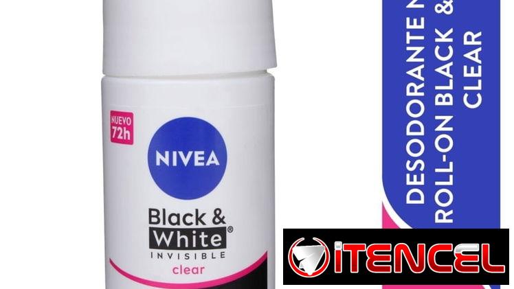 DESODORANTE NIVEA FEMENINO ROLL-ON ANTIMANCHAS INVISIBLE CLEAR, 50 ML