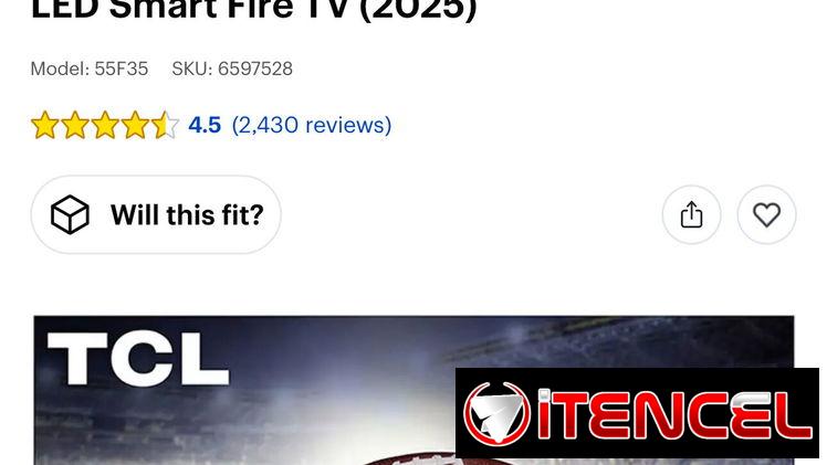 Vendo televisor 55 pulgadas TCL – 55″ Class F35-Series 4K UHD HDR LED Smart Fire TV (2025)