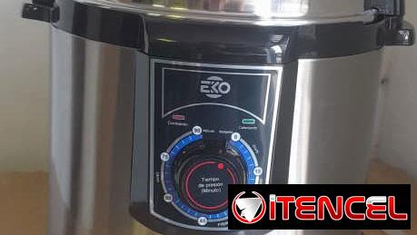 Olla Reina EKO 6L Olla Antiadherente Interna, Olla Reina EKO 6L Taza Medidora y Espumadera VPT#-0514