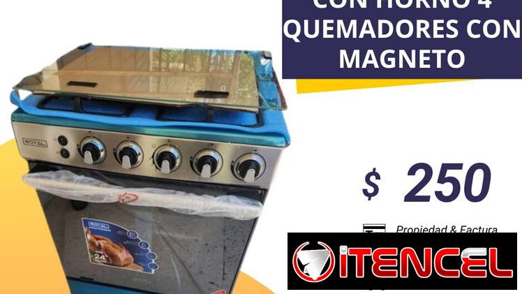 Cocina Royal con Horno 24″ de gas con magneto