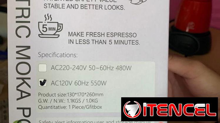 Cafetera de 3- 6 tazas
