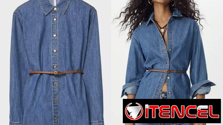 Camisa de Mezclilla Stradivarius S/M