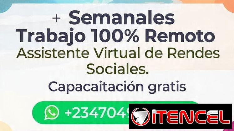 Primera Oportunidad Remota Te Capacitamos Gratis
