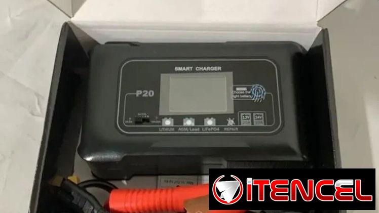 Tunder Cargador inteligente Batería Lifepo4 12V/24V – 25 Ah HTRC