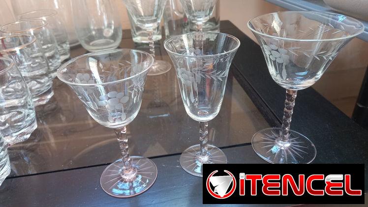 Copias varias cristal bacará 2 usd cada una