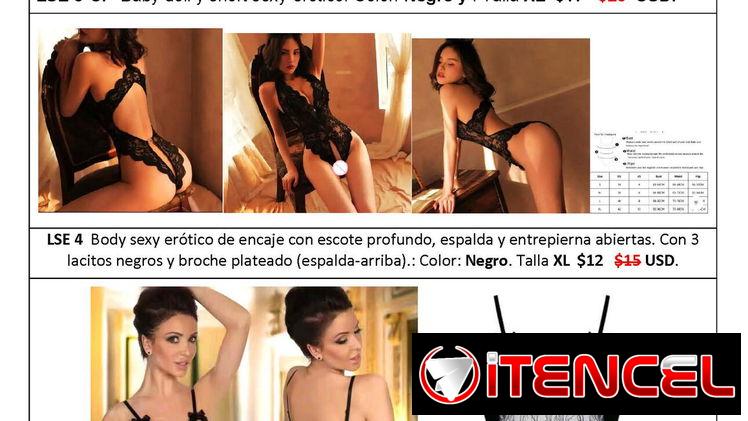 NUEVO SURTIDO. CATÁLOGO DE LENCERÍA SEXY-ERÓTICA SIGUE LA REBAJA + Clips Anti-ronquidos.