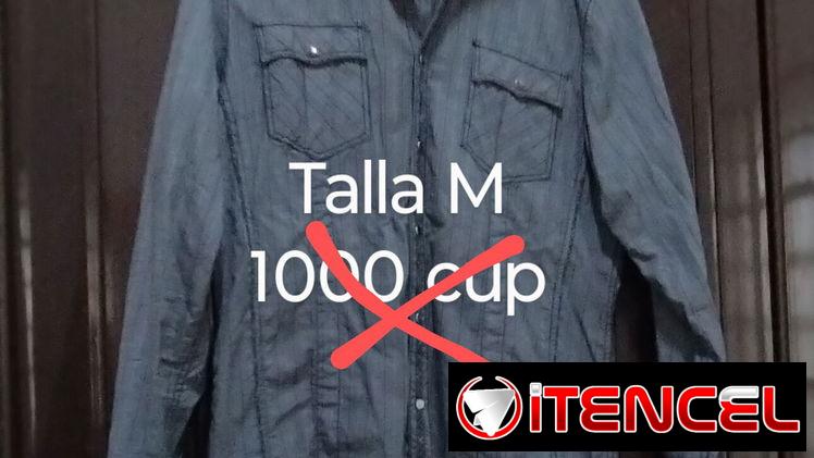 Camisa mangas largas M