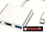 Adaptador multipuerto 3 en 1 | videojuegoshabana.com