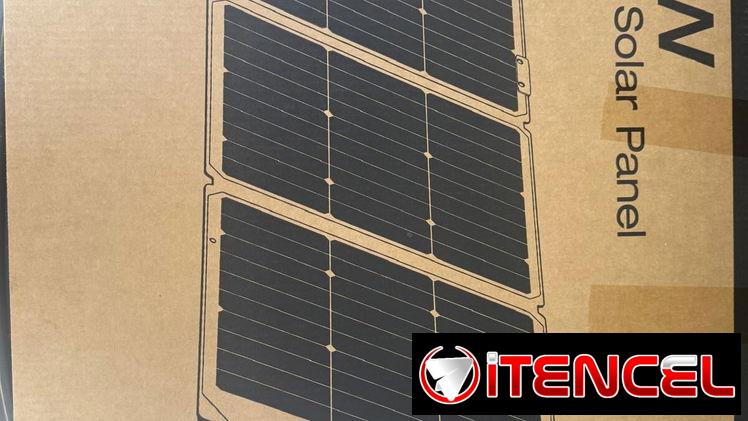 PANEL SOLAR ECOFLOW ORIGINAL DE 160 W PORTATIL PLEGABLE CON SU CABLE Y BOLSO