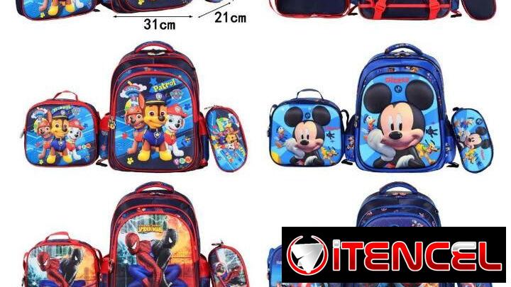 Mochilas de Set de 3 piezas para niñas y niños