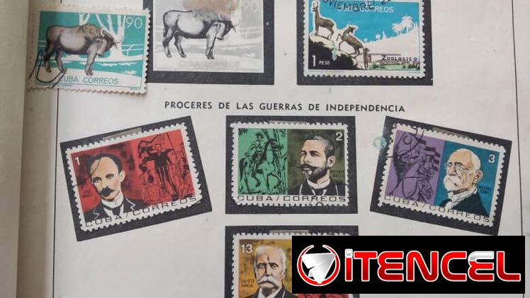 Colección de sellos antiguos