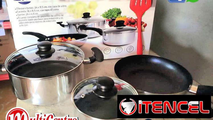 Juego de Sartenes para gas e induccion