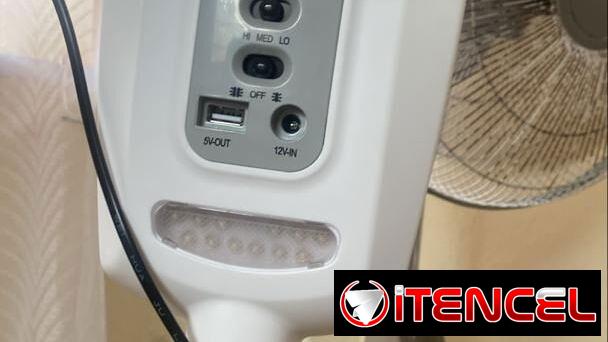 Ventilador recargable Sankey 16″