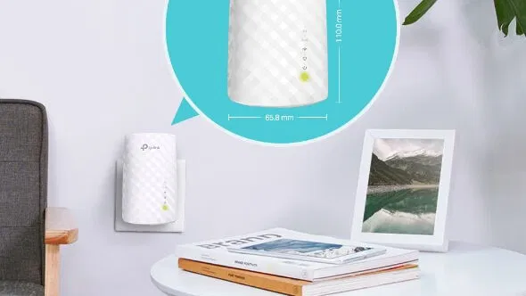 EXTENDER REPETIDOR WIFI – MARCA-TP-LINK MODELO RE220- 1LAN  – DOBLE BANDA – NUEVO EN SU CAJA