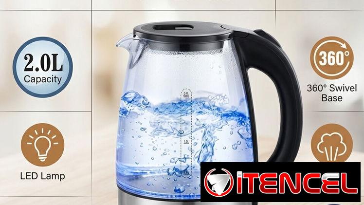 Jarra eléctrica o tetera eléctrica para hervir agua (L&G)