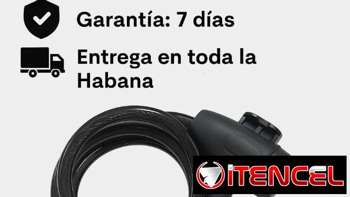 CANDADO DE CABLE CON LLAVE
