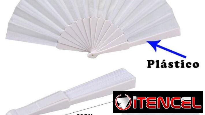 Abanicos plegable plástico