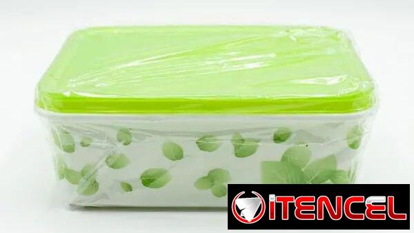 Set de siete recipientes multiusos decorados
