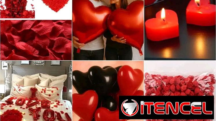 Decoración para una noche romantica