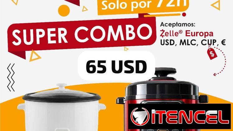 Olla reina, arrocera y combos
