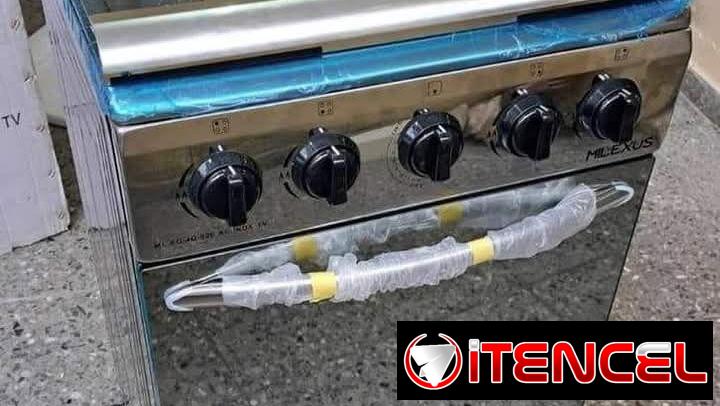 Bandeja, Magneto y Tapa de Cristal – Fogón de Gas 4 Hornillas con Horno marca MILEXUS nuevo en su caja con garantía ✅️