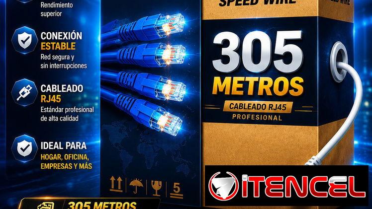 CABLE DE RED UTP CAT 6 – MÁXIMA VELOCIDAD Y ESTABILIDAD