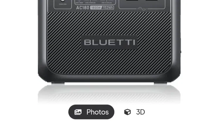 Estación de energía Bluetti AC180 de 2700w