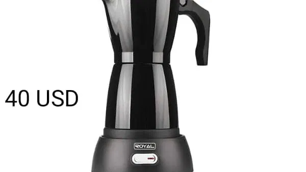 CAFETERAS ELÉCTRICA METÁLICAS DE 3 Y 6 TAZAS ROYAL