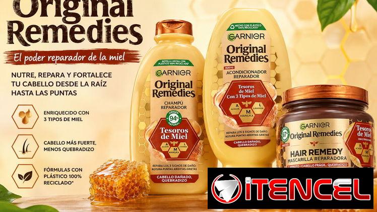 KIT GARNIER REPARADOR, TESOROS DE MIEL