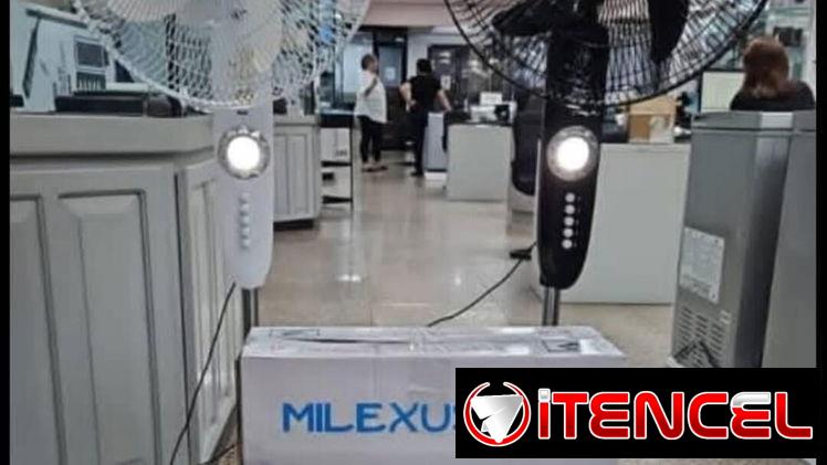 Ventilador Recargable de pedestal 16″ Milexus