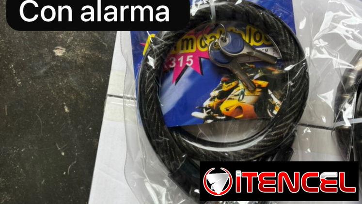 Candado con Alarma 😌para bicimoto y moto