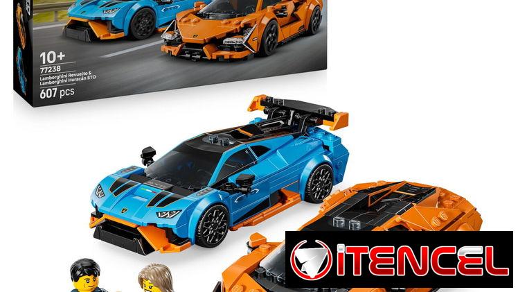 Lego Lamborghini Revuelto y Huracan STO