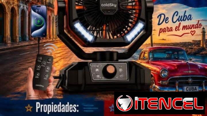Ventilador recargable