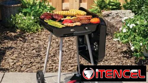 Kit Asador de Carbón con Ruedas Expert Grill 17.5” + Accesorios