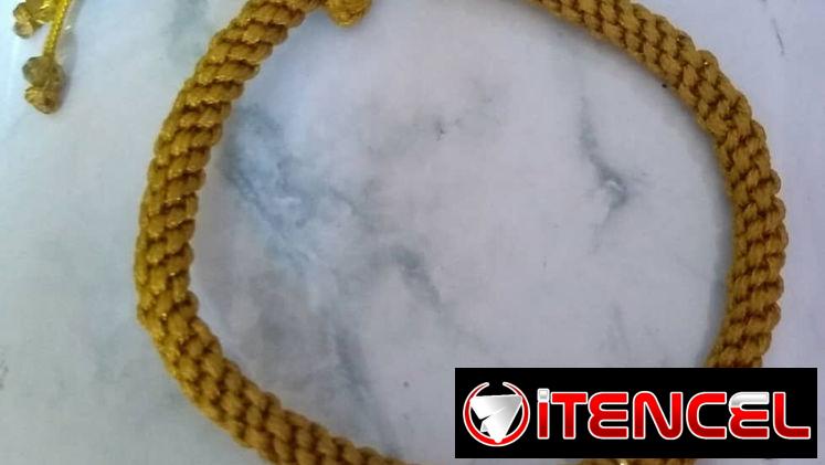 VARIEDAD DE PULSERAS TEJIDAS DE HILO CHINO