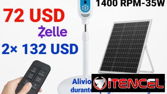 🌬️ ¡Ventilador Recargable 18″ BRAVOKING – 9 Velocidades y Control Remoto! – $72 USD