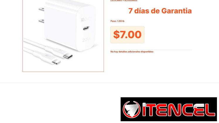 Cargador Rápido GAR154 20W: El Mejor Cargador para tu Nuevo iPhone VPT#-0075