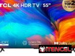 Smart TV 55 pulgadas TCL 4k UHD SO Android TV $510 USD Transporte Adicional Garantía 3 meses