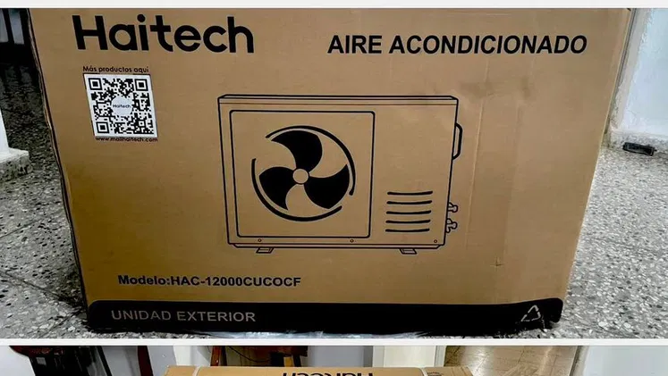 Venta de Split nuevo en su caja.