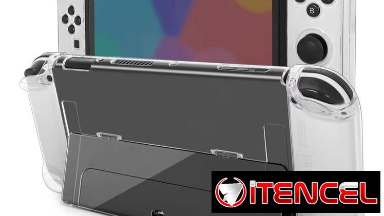 Disponible: Funda Transparente Protectora Nintendo Switch OLED Aga… | videojuegoshabana.com