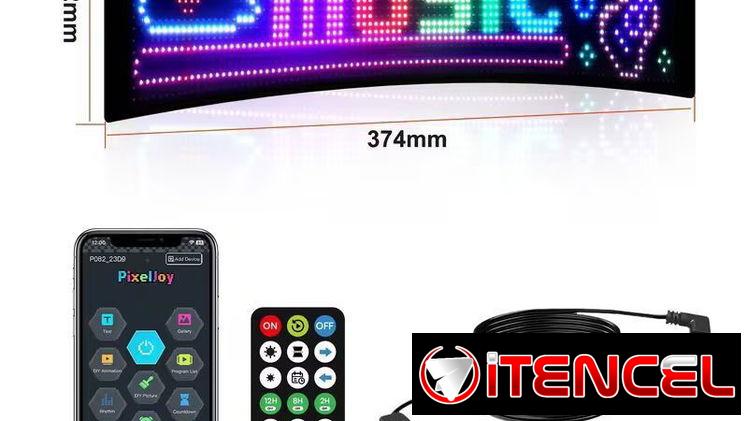 Letrero LED Flexible Programable (USB)40usd☎️53312267