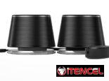 🔊 Bocinas Amazon Basics Bluetooth y USB con Luz Azul Para PC o Laptop Envío Disponible* + Garantía**