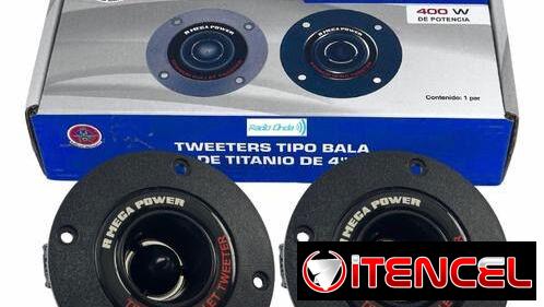 Twetter bala titanio 4” 400 W