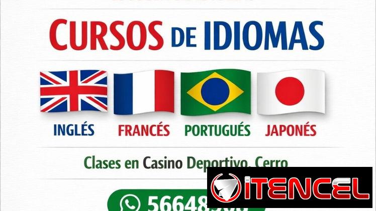 Cursos de idiomas (inglés, francés, portugués, japonés)
